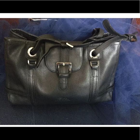 LONGCHAMP FOULONNE LEATHER SATCHEL Bag LUX RARE VNTG $ FIXED - Picture 7 of 8